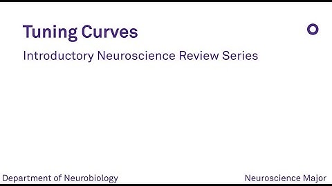 Tuning Curves