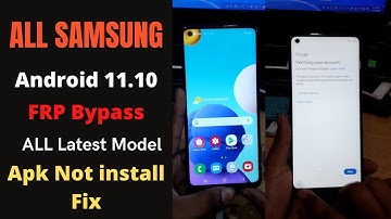 All Samsung Frp Bypass Android 11 | Samsung A21S Frp Bypass Google Account Lock Reset 2021