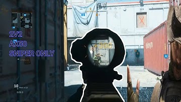 Aggressive 2v2 AX50 Sniper Only - Call of Duty Modern Warfare.