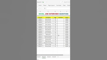 Excel Tips: Crack any Excel Job Interview with this Top Question! #exceltips #exceltutorial #shorts