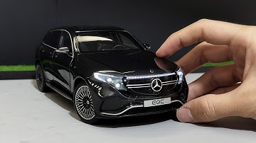 1/18 Mercedes EQC Box Opening and Detailed Review (Diecast Model with Working Lights)