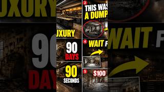 This Abandoned Garage Became a Luxury Workshop in 60 Seconds 🤯 #shorts #viral #usa #bunker