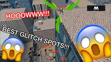 Bullet Force BEST Glitch Camper SPOTS On CITY MAP