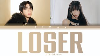 bts loser Jin feat Yena Color Coded S Hanromeng