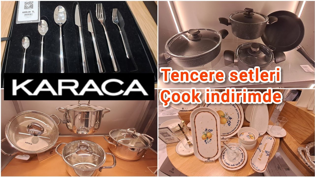 Karaca'da tencere setleri çok indirimde‼️ çeyiz dizen kızlar kaçırmayın‼️ çeyiz alışverişi 