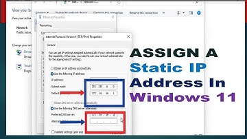 How to Configure & Assign Static IP Address in Windows 11