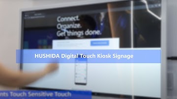HUSHIDA Interactive Screen For Livestream & Digital Touch Kiosk Digital Signage &