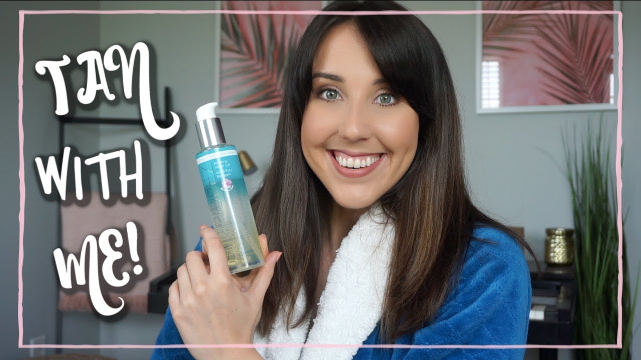 TAN WITH ME + ST. TROPEZ PURITY BRONZING GEL REVIEW!