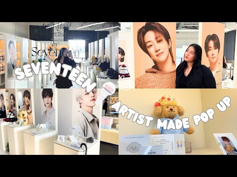 SEVENTEEN ARTIST MADE COLLECTION POP-UP VLOG AT THE SOURCE - YouTube
