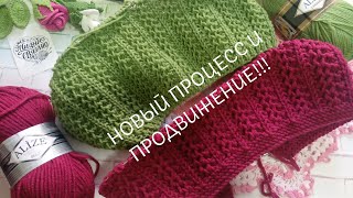 картинка: ВЯЗАНИЕ 🧶Новый процесс / ДЕТСКИЙ КАРДИГАН /  Продвижение КАРДИГАНА / красивый узор спицами.