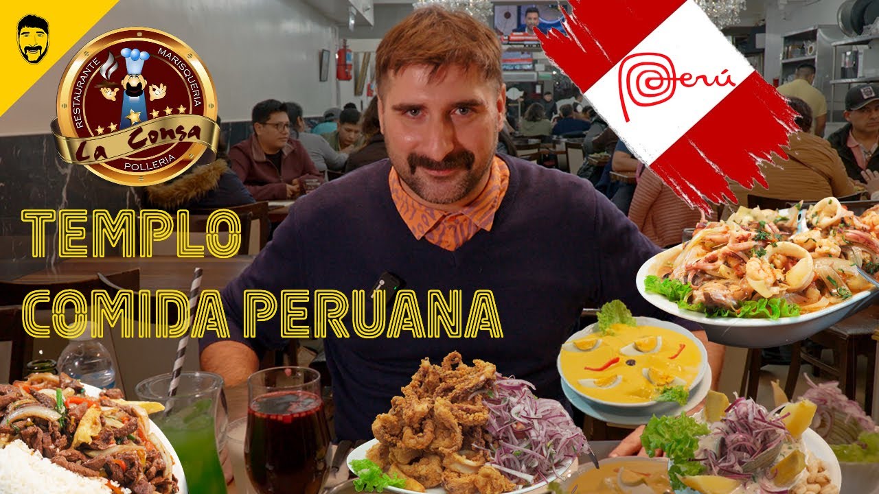 🇵🇪 Comiendo hasta explotar en el TEMPLO de COMIDA PERUANA | LA CONGA 🎯