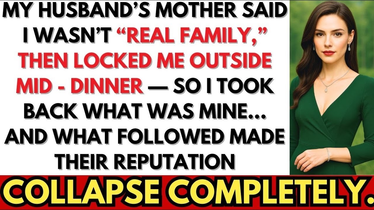 They Called Me “Just a Bastard” and Threw Me Out—So I Chose to Walk Away for Good