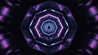 Endless Abstract Neon Corridor Smooth Camera Loop Video [4K]