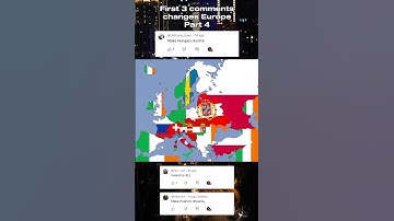 First 3 comments changes Europe Part 4 #shorts #edit #countries #europe