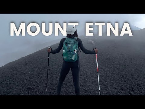 Hiking Mount Etna Volcano - Day Trip from Catania, Sicily in Italy // Solo Travel Vlog Series.