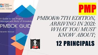 What you must know about PMBOK 7th Edition Arriving in 2021 - Introduction to 12 principals