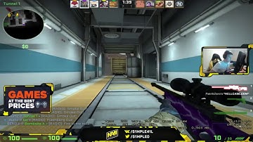 #39 S1MPLE PLAYS FPL ON TRAIN