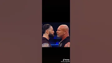 أقوى لحظة في الحلبة رومان رينز Vs جولدبيرج 