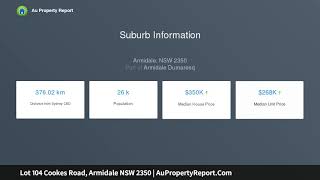 Lot 104 Cookes Road, Armidale NSW 2350 | AuPropertyReport.Com
