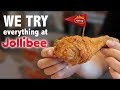 WE TRY EVERYTHING AT JOLLIBEE (MUKBANG)