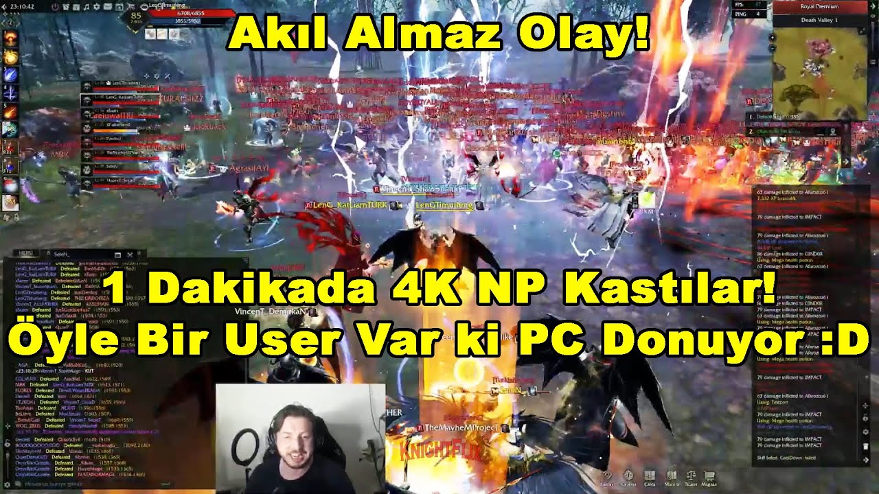 Timurleng - Akıl Almaz! 1 Dakikada 4K NP Kastılar! Öyle Bir User Var ki ...