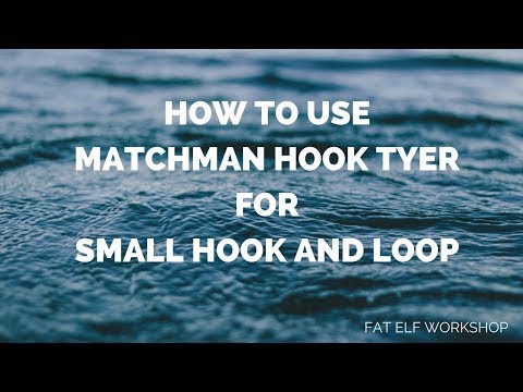 How to use Matchman Hook tyer for small hook and loop 