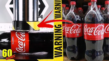 60 SECONDS Experiment - HYDRAULIC PRESS VS Coca Cola | CRASH TEST