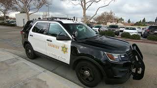 LA County Sheriff Ford Explorer+Code 3 Responding