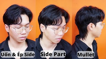 SIDE PART _ MULLET | Tóc Nam Đẹp 2022 | Quy Trình CẮT - UỐN - ÉP SIDE | Ng . Tuấn Barber 17