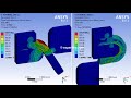 TUTORIAL 35 - Static Structural ANSYS WB FEA of U shape bending of a Copper wire
