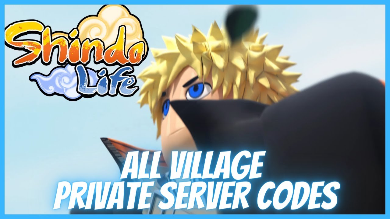 PRIVATE SERVER CODES FOR SHINDO LIFE ROBOX! EMBER VILLAGE, TRAINING  GROUNDS, NIMBUS, DUNES