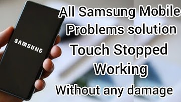Samsung J6 Touch Not Working no any damage solution here