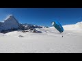 Snowkiting when snow flies  flysurfer peak4  alex robin et jeremie marache kite unit gopro kite