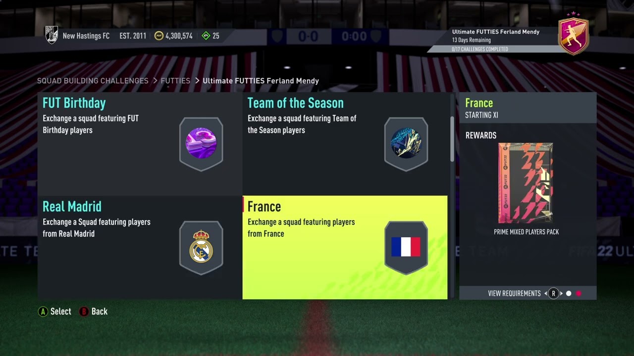 Ultimate FUTTIES Ferland Mendy 96 SBC FIFA 22