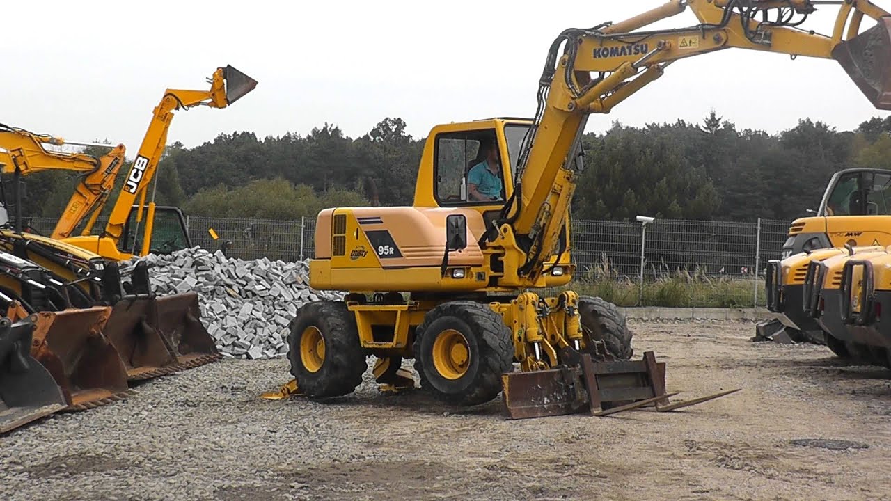 KOMATSU PW95 2003Y KM MASZYNY BUDOWLANE MILICZ WWW KMRENT PL +48 663560322