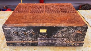 Incredible Restoration Techniques for Antique Audio Amplifiers Neglected for Years