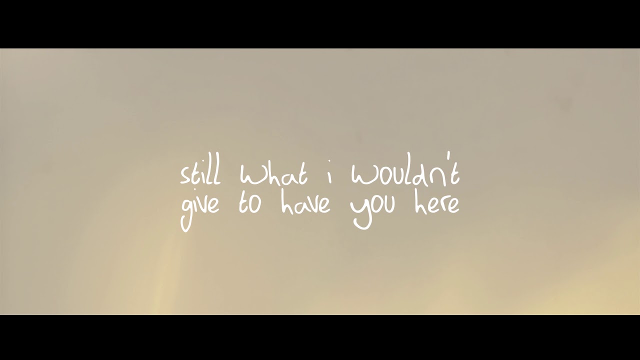 We The Kings What I Wouldn T Give Lyric Video Youtube