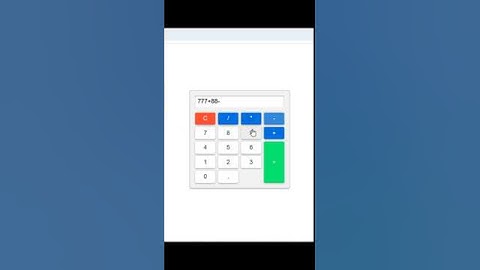 How to Create a Calculator using Html Css & Javascript #shorts #shortvideo #coding