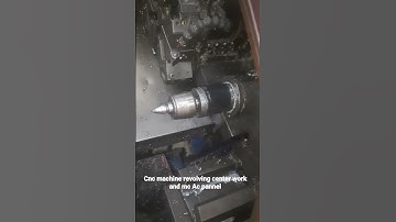 cnc machine pannel and revolving center| technical world | #shorts