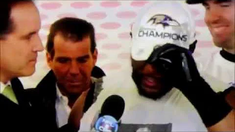 Ray Lewis Emotional Post Game Speech After Ravens Defeat Patriots To Advance To Superbowl