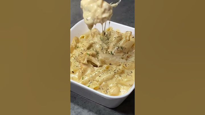 Les délicieuses pâtes au fromage 🧀