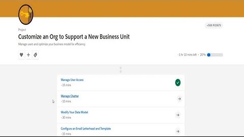 CUSTOMIZE AN Org to support a New Business Unit -Manage Chatter Trailhead