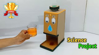 Best Science Project Ideas for school Student || How To Make A Water Dispenser From Cardboard | DIY