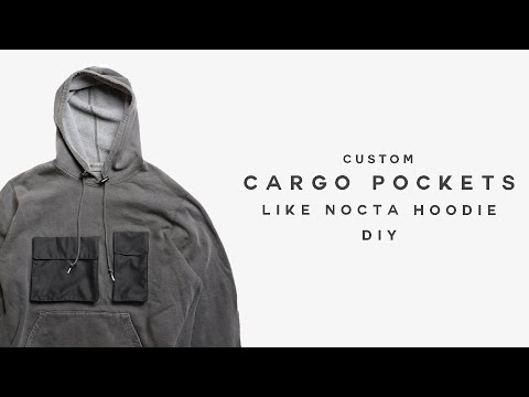 How to Sew 3D Cargo Pockets like NOCTA for Beginners | GA005
