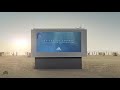 The world's first-ever liquid billboard in Dubai