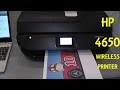 HP 4650 Wireless Printer Unboxing and Setup