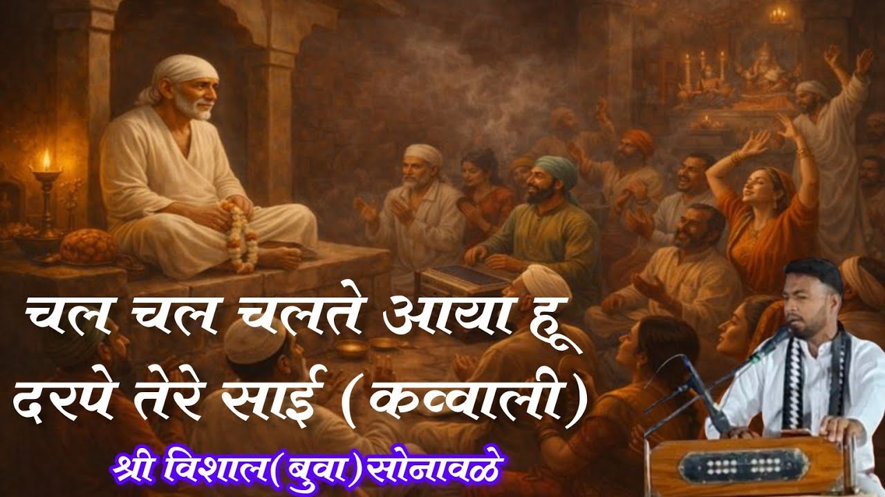 चल चल चलते आया हू दरपे तेरे साई (कव्वाली)🌸श्री विशाल(बुवा)सोनावळे🌼 (पखवाज)श्री हेमंत तांबोळी बदलापूर