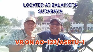 LOCATED AT SURABAYA CITY HALL || VR ON AO-123 || SAT, JULY 11, 2026 || STARTED 01:42 UTC