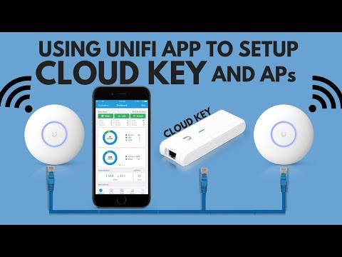 Using UNIFI App to setup CLOUD KEY and APs - 300+ users | English Version