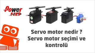 RC Servo Motor Nedir? Servo Motor Seçimi ve Kontrolü